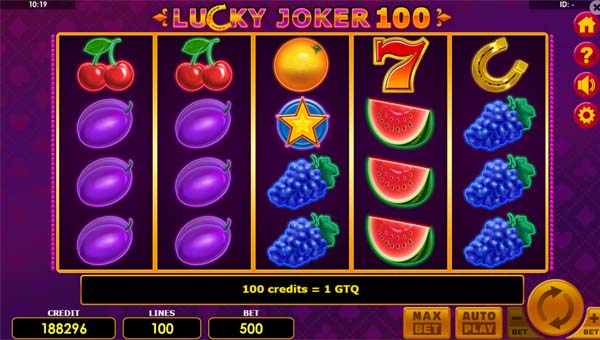 scrLucky Joker 100