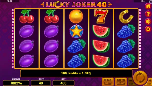 scrLucky Joker 40