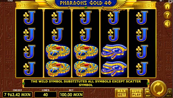 scrPharaohs Gold 40
