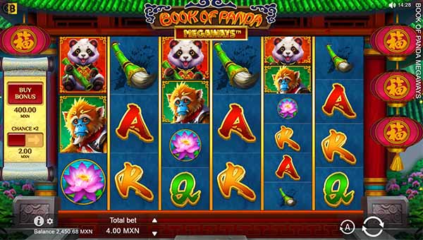 scrBook of Panda Megaways 