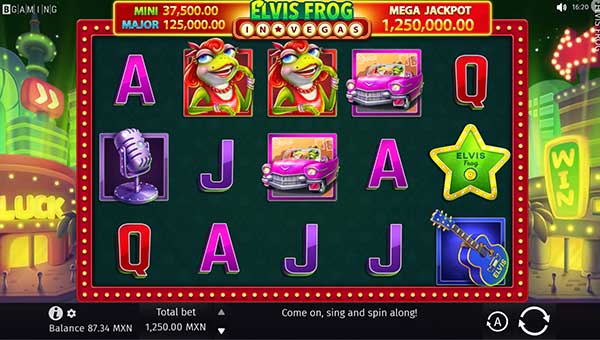 scrElvis Frog In Vegas