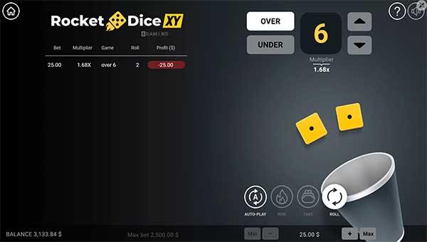 scrRocket Dice XY