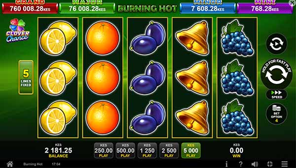 scrBurning Hot Clover Chance