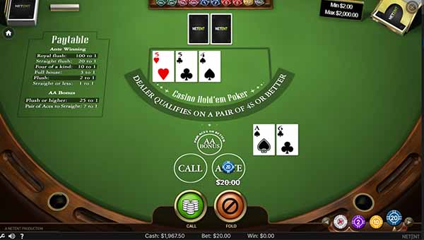 scrCasino Holdem 99