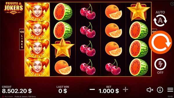 scrFruits & Jokers: 100 lines