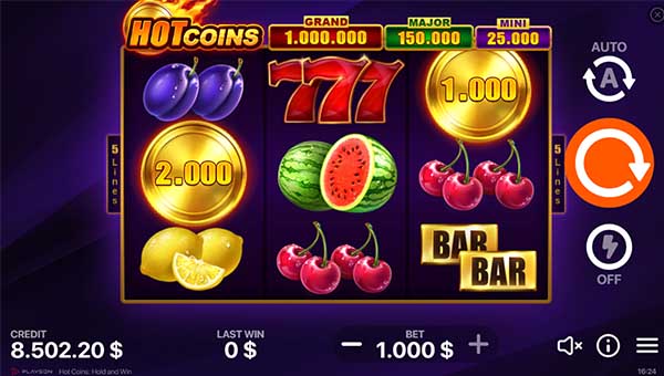scrHot Coins Hold and Win
