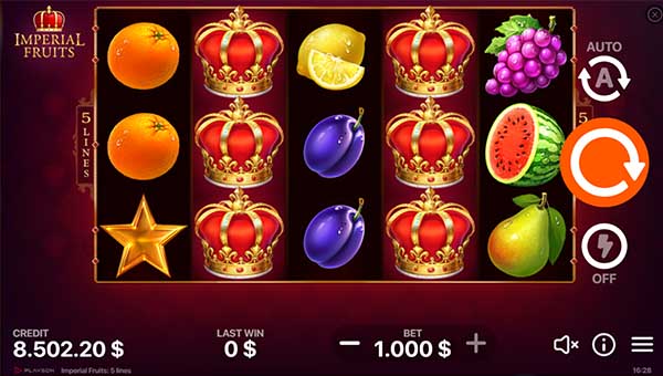 scrImperial Fruits: 5 Lines