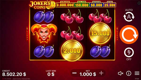 scrJokers Coins Hold and Win