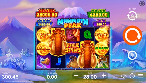 scrMammoth Peak: Hold and Win