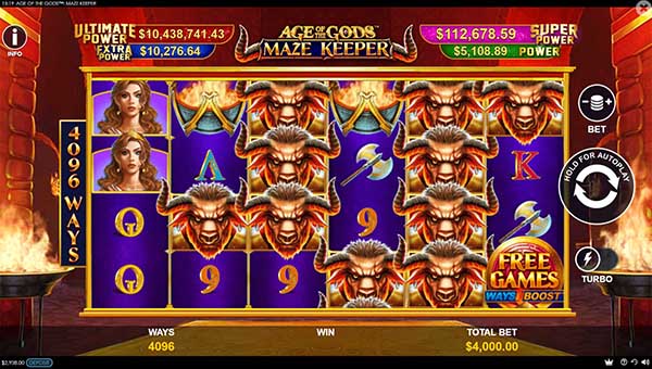 scrAge of the Gods™: Maze Keeper