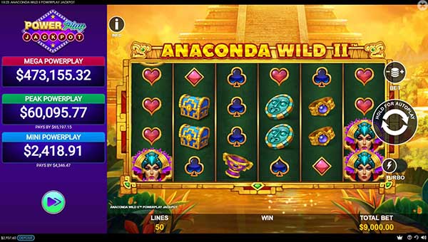 scrAnaconda Wild 2™ PowerPlay Jackpot