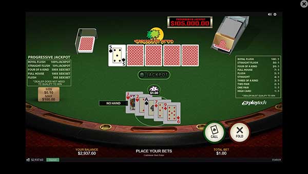 scrCaribbean Stud Poker