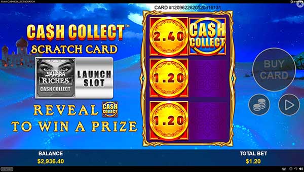 scrCash Collect™ Scratch