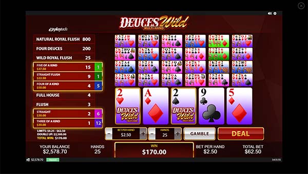 scrDeuces Wild Multi-Hand