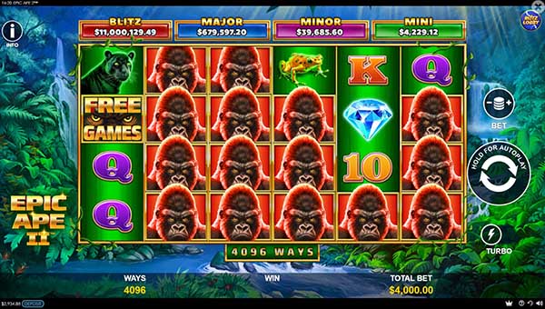 scrEpic Ape II™ Jackpot Blitz™