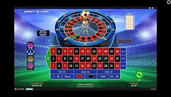 scrEuropean Football Roulette