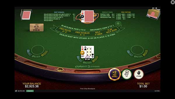 scrFree Chip Blackjack
