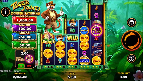 scrGold Hit & Link: Tiger Jones™