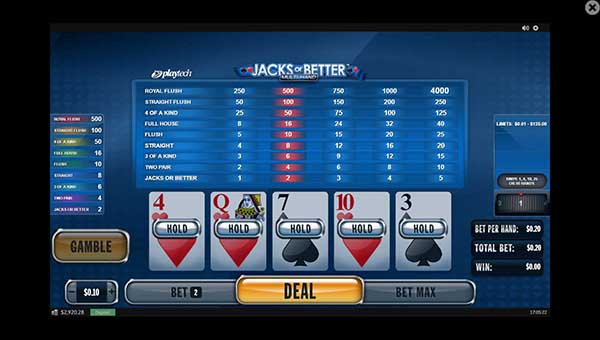 scrJacks or Better Multi-Hand