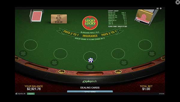 scrLucky Lucky Blackjack