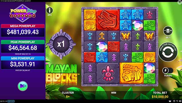 scrMayan Blocks™ PowerPlay Jackpot