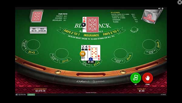 scrPremium European Blackjack