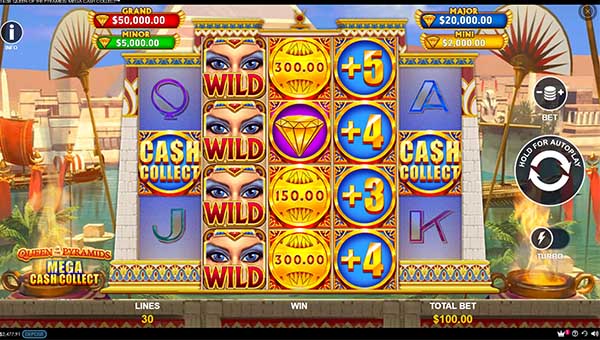 scrQueen Of The Pyramids: Mega Cash Collect™