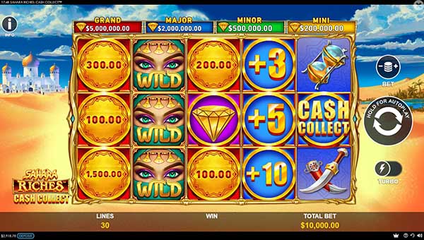 scrSahara Riches: Cash Collect™