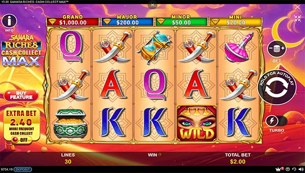 scrSahara Riches: Cash Collect Max™