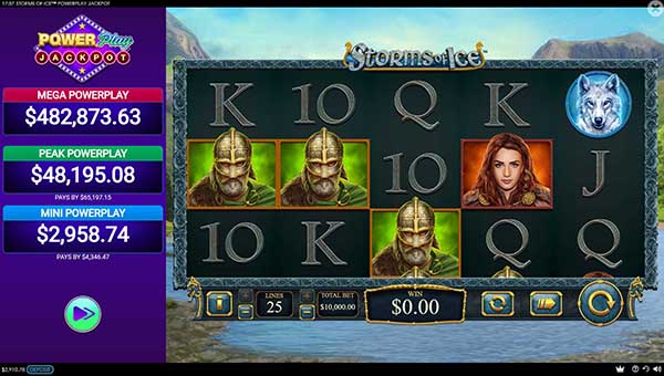 scrStorms of Ice™ PowerPlay Jackpot