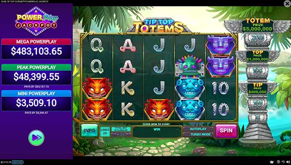 scrTip Top Totems™ PowerPlay Jackpot