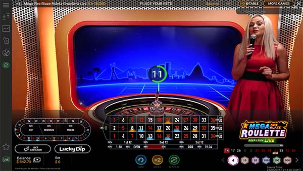 scrMega Fire Blaze Roleta Brasileira Live