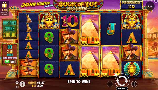 scrBook of Tut Megaways