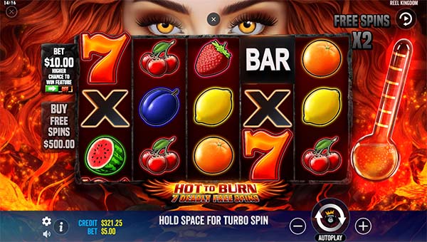 scrHot to Burn – 7 Deadly Free Spins