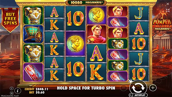 scrPompeii Megareels Megaways