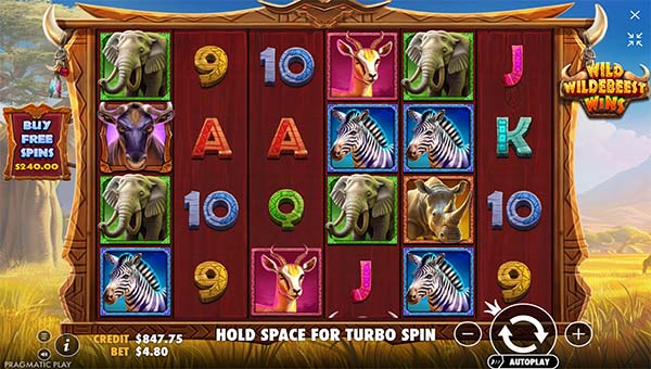 scrWild Wildebeest Wins