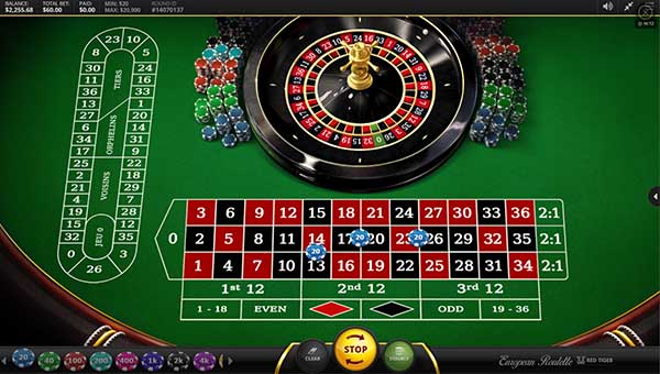 scrEuropean Roulette