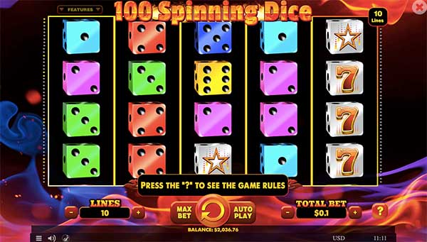 scr100 Spinning Dice