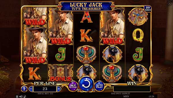 scrLucky Jack - Tut Treasures
