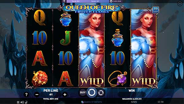 scrQueen Of Fire Frozen Flames