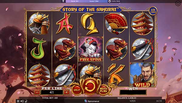 scrStory Of The Samurai 10 Lines