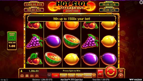 scrHot Slot™: 777 Cash Out