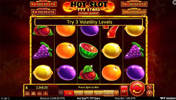 scrHot Slot™: 777 Stars