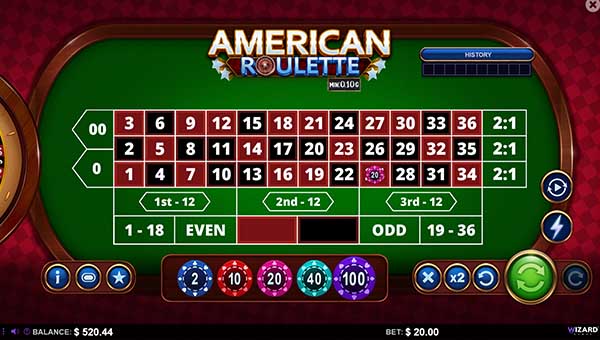 scr10c Min - American Roulette